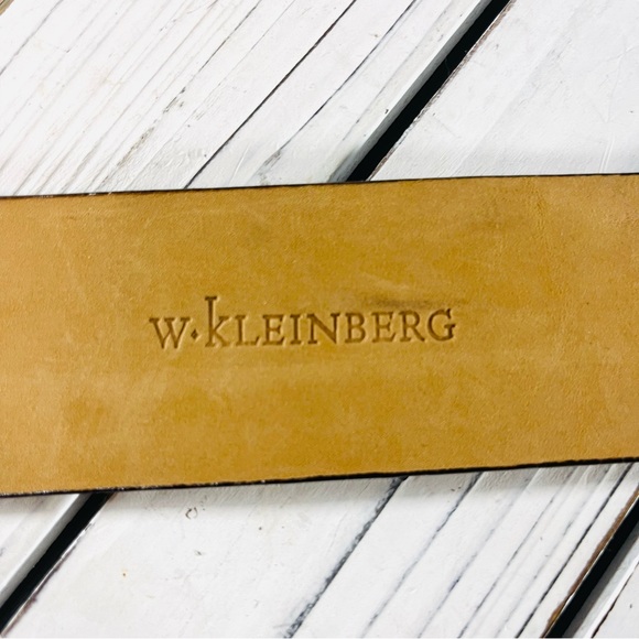 SOLD W. Kleinberg Women’s Python Belt w/ Covered Buckle | Size L - Picture 11 of 13